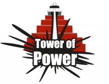 Logotipo The Tower of Power Tobogán acuático de caída libre - Siam Park Tenerife